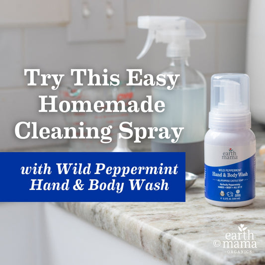 DIY cleaning spray | Earth Mama Organics