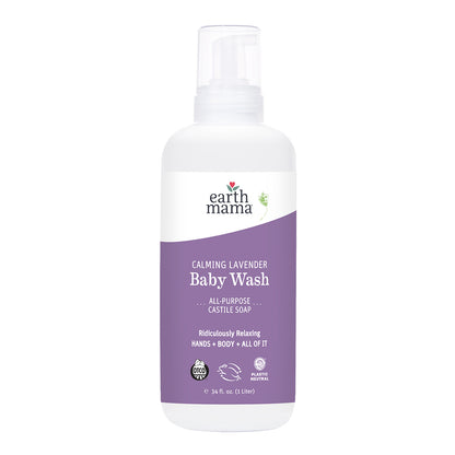 Calming Lavender Castile Baby Wash Liter