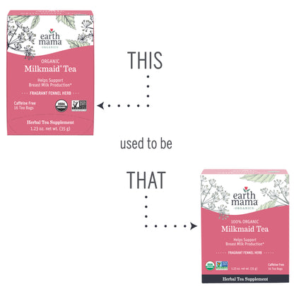 This Used to Be That: Organic Milkmaid® Tea