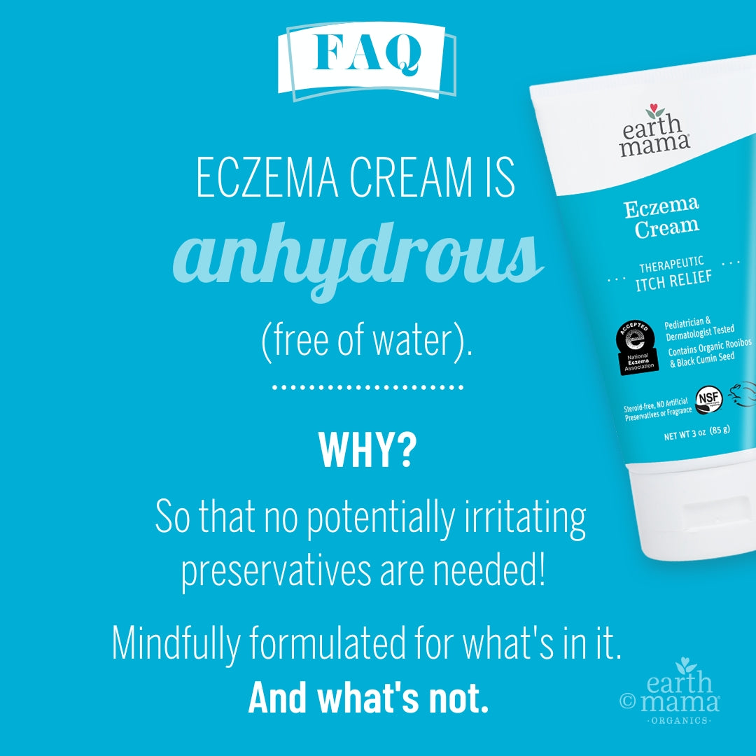 Eczema Cream is Anhydrous